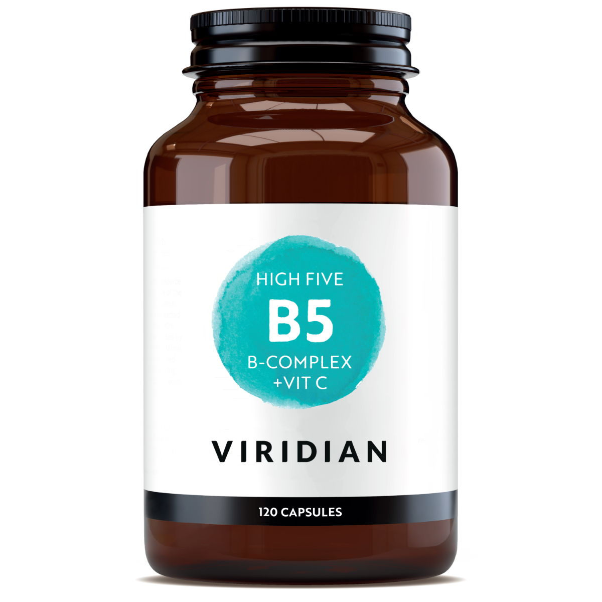 Viridian High Five B5 B-Complex + Vit C Veg Caps 120 size #253 (Expiry Date 07-2025)