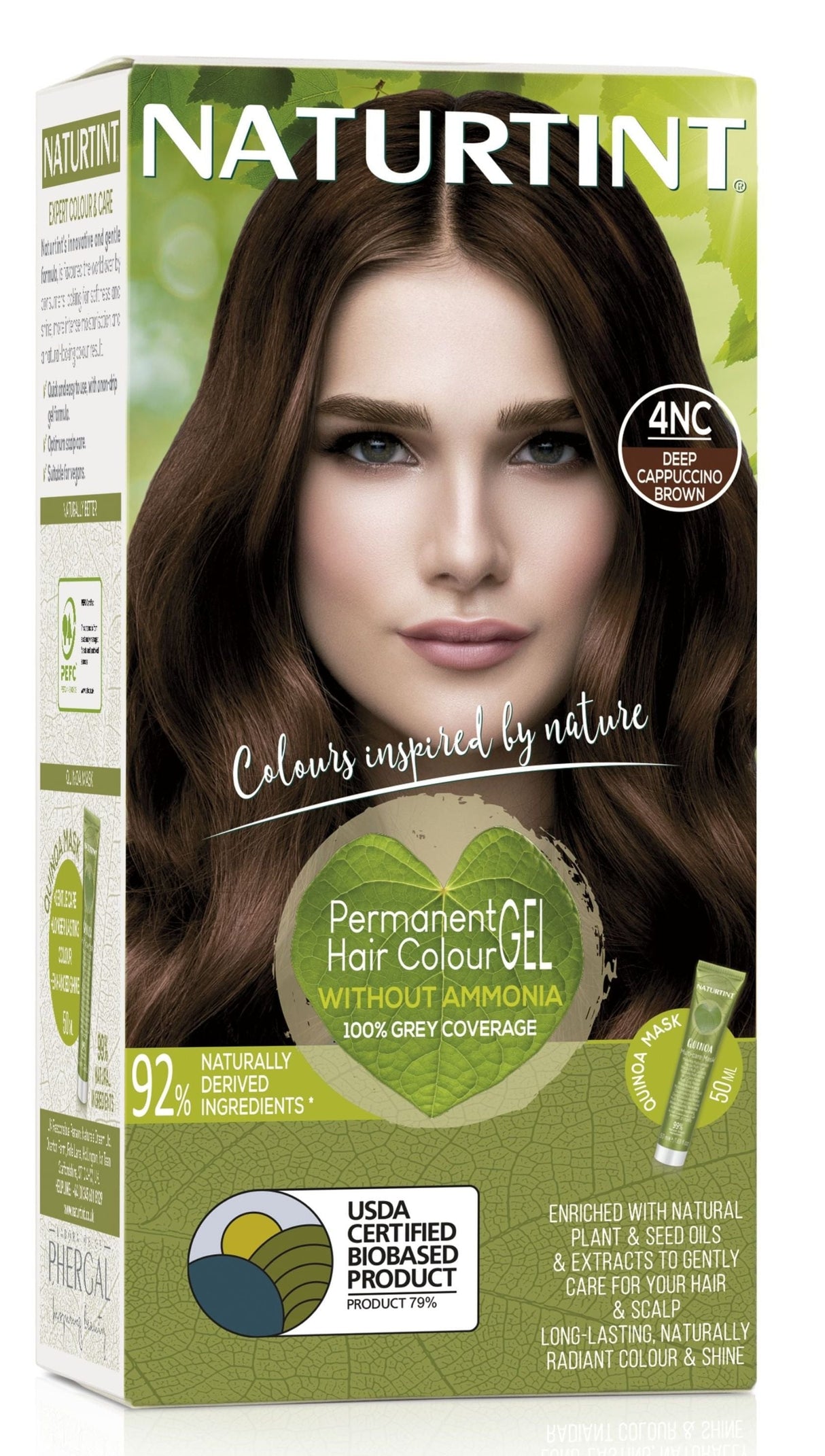 Naturtint Permanent Hair Colourant 4NC Deep Cappuccino Brown - £7.99 when you bulk buy!