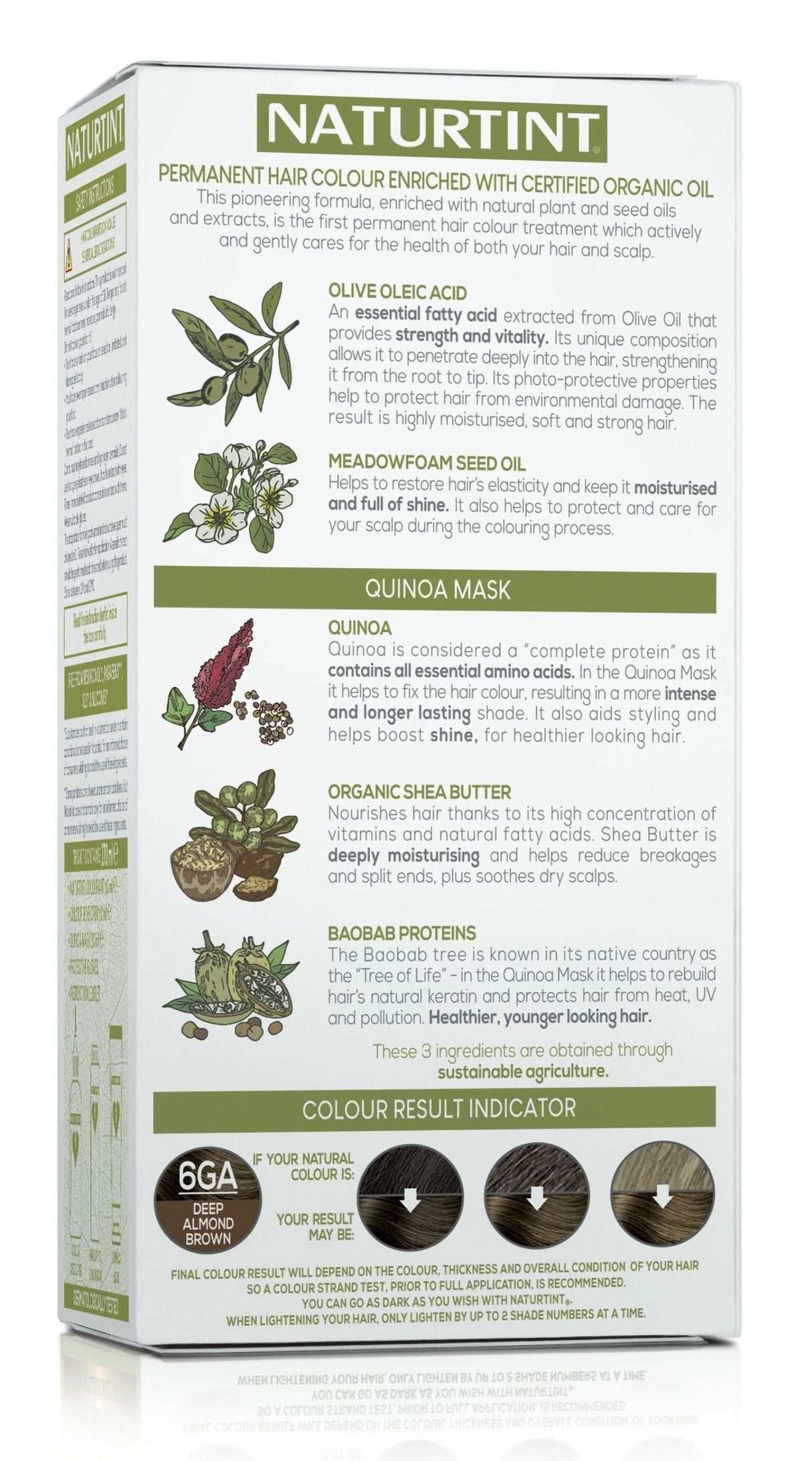 Naturtint Permanent Hair Colourant 6GA Deep Almond Brown - £7.99 when you bulk buy!