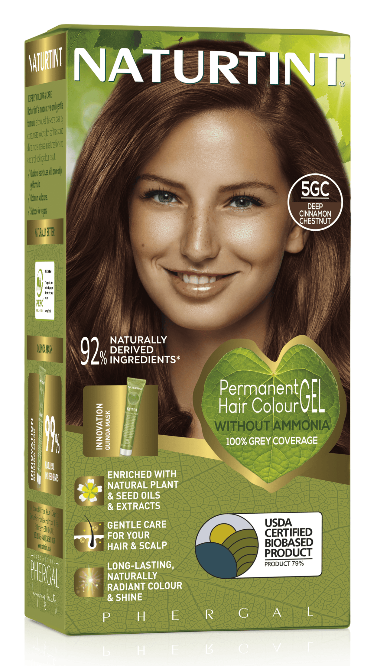 Naturtint Permanent Hair Colourant 5GC Deep Cinnamon Chestnut - £7.99 when you bulk buy!
