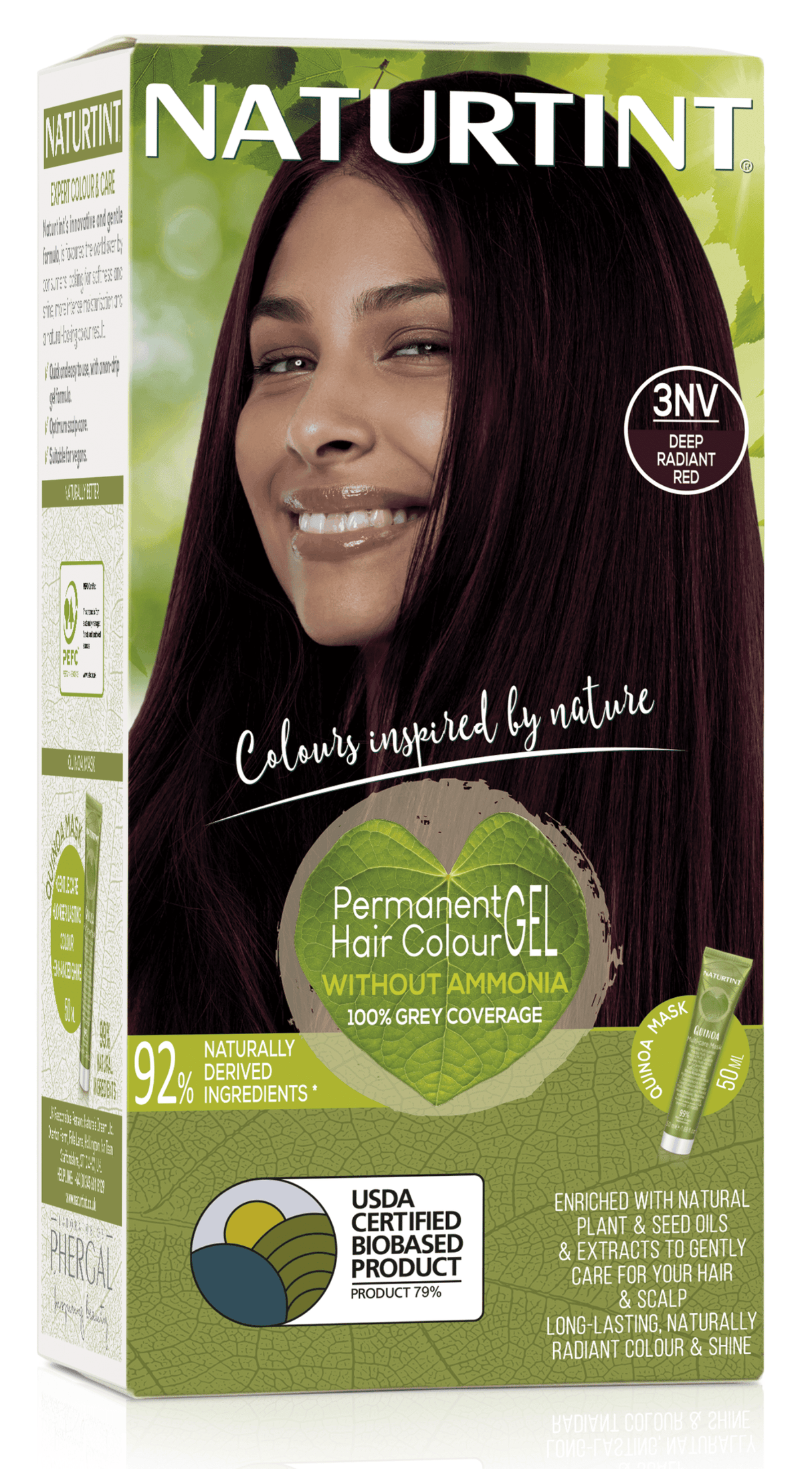 Naturtint Permanent Hair Colourant 3NV Deep Radiant Red - £7.99 when you bulk buy!