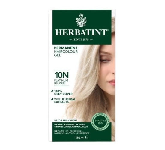 Herbatint Permanent Hair Colour 10N Platinum Blonde - £7.91 when you bulk buy!