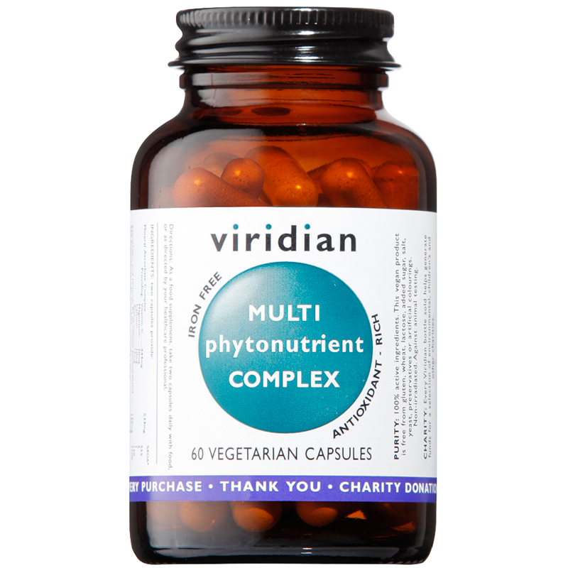 Viridian Phytonutrient Formula Multivitamin Veg Caps 60 size #116 Up To 30% Off