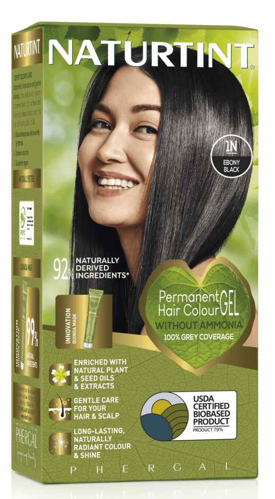 Naturtint Permanent Hair Colourant 1N - Ebony Black - £7.99 when you bulk buy!