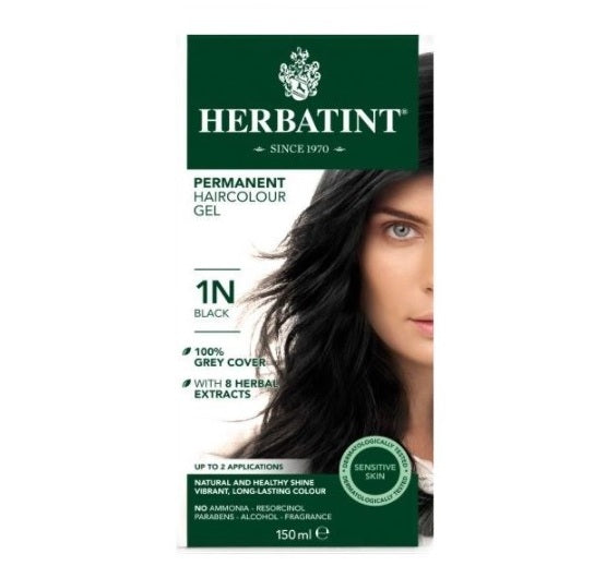 Herbatint Permanent Hair Colour 1N Black - £7.91 when you bulk buy!