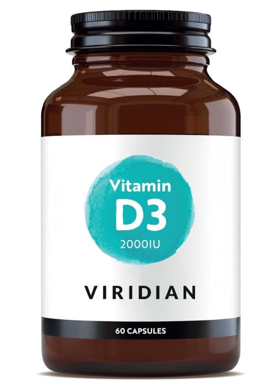 Viridian Vitamin D3 2000iu Veg Caps 60 size #274 Up To 30% Off