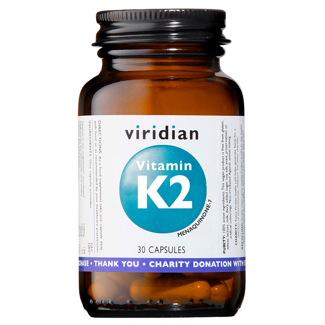 Viridian Vitamin K2 50ug Veg Caps 30 size #258 Up To 30% Off