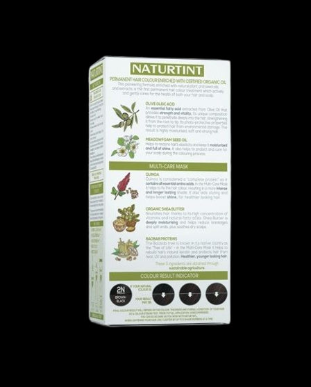 Naturtint Permanent Hair Colourant 2N - Brown Black - £7.99 when you bulk buy!