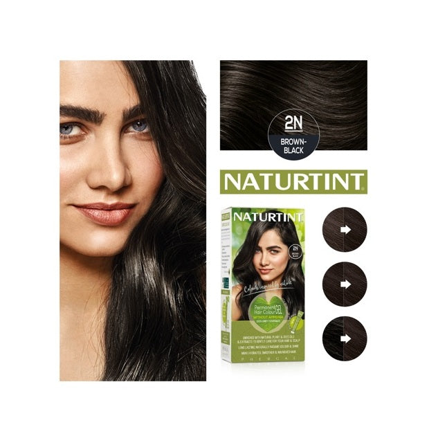 Naturtint Permanent Hair Colourant 2N - Brown Black - £7.99 when you bulk buy!
