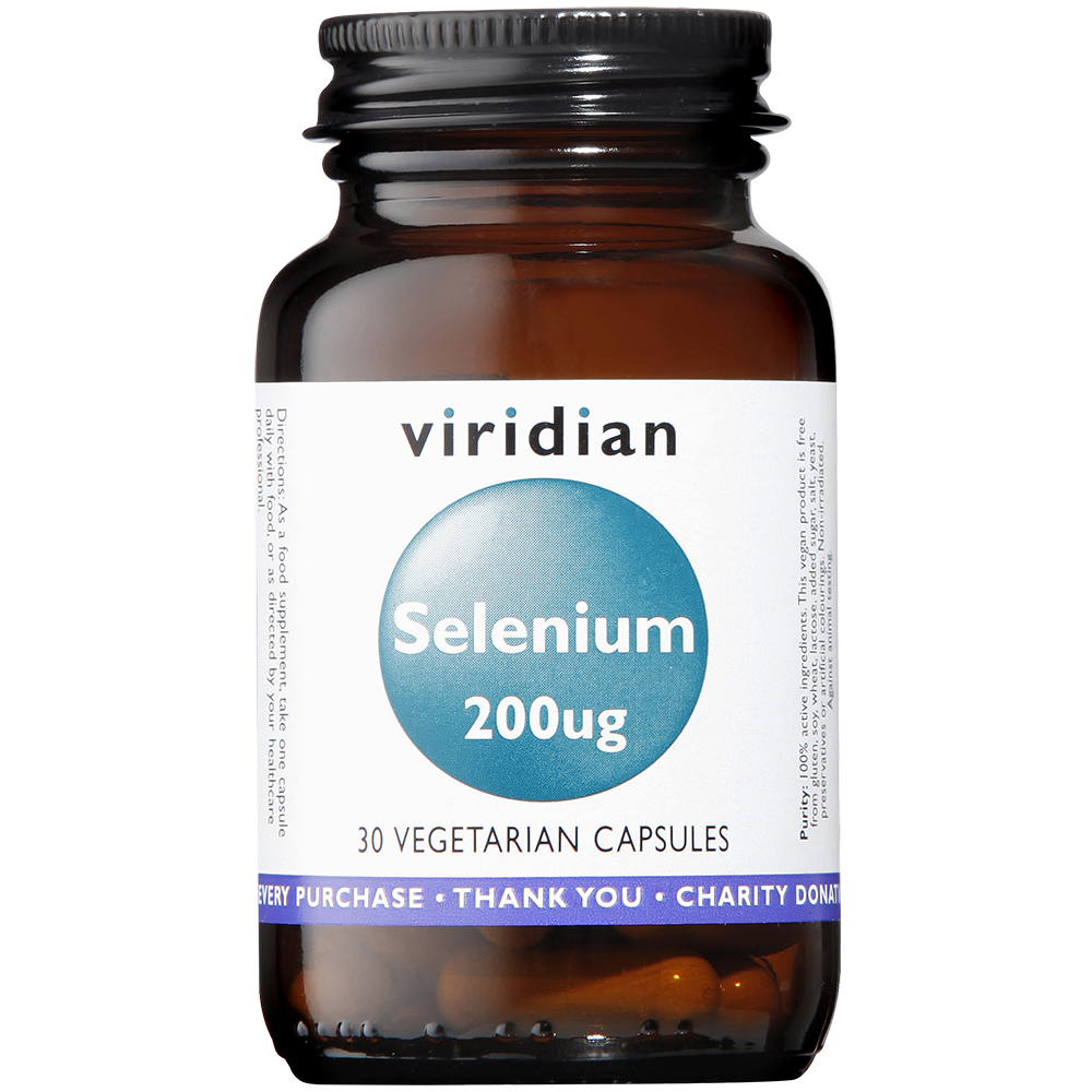 Viridian Selenium 200ug Veg Caps 30 size #345 Up To 30% Off