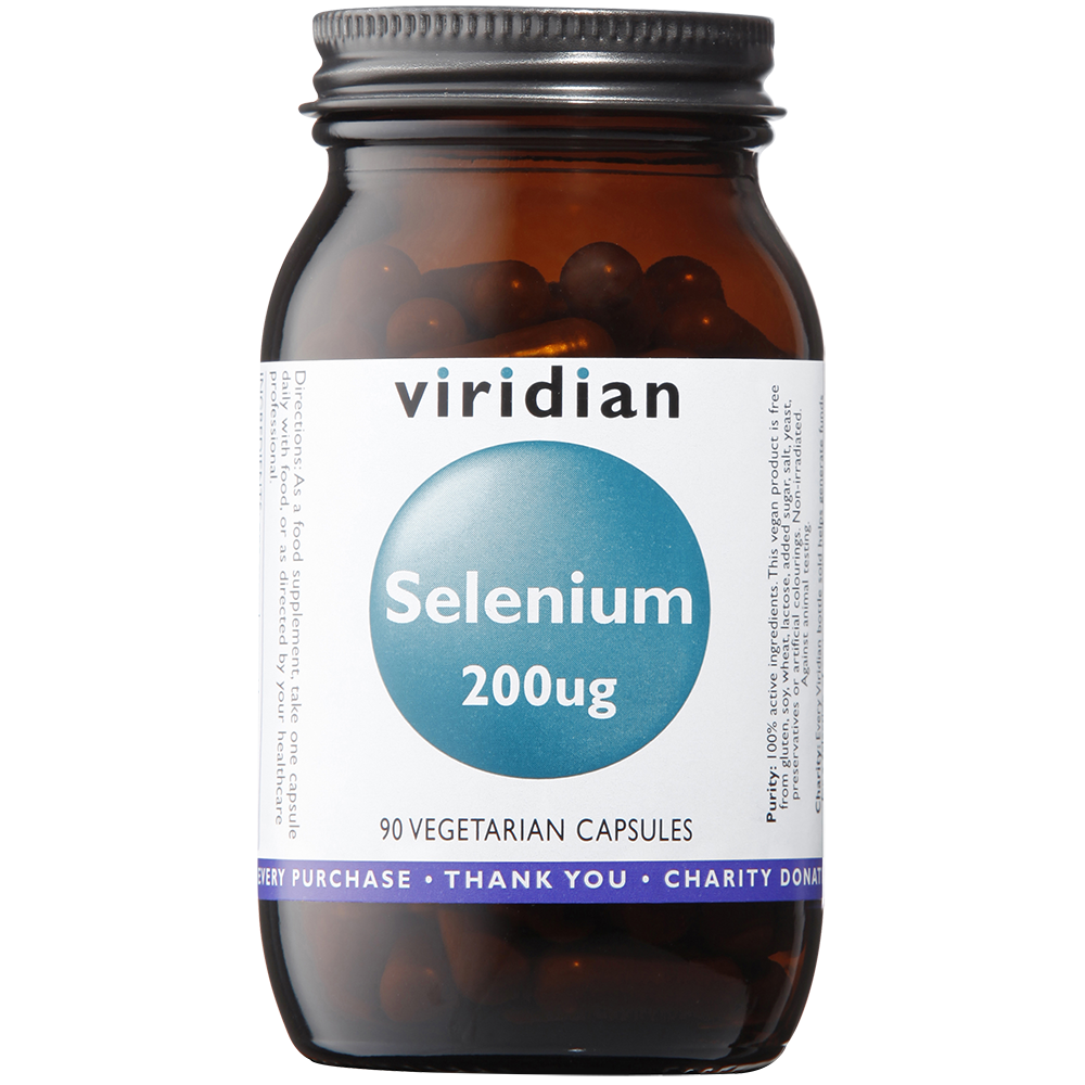 Viridian Selenium 200ug Veg Caps 90 size #347 Up To 30% Off
