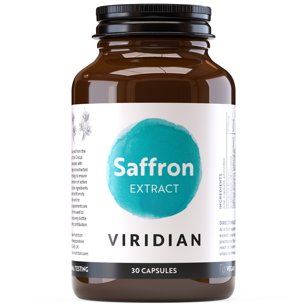 Viridian Saffron Extract 30mg Veg Caps 30 size #354 Up To 30% Off