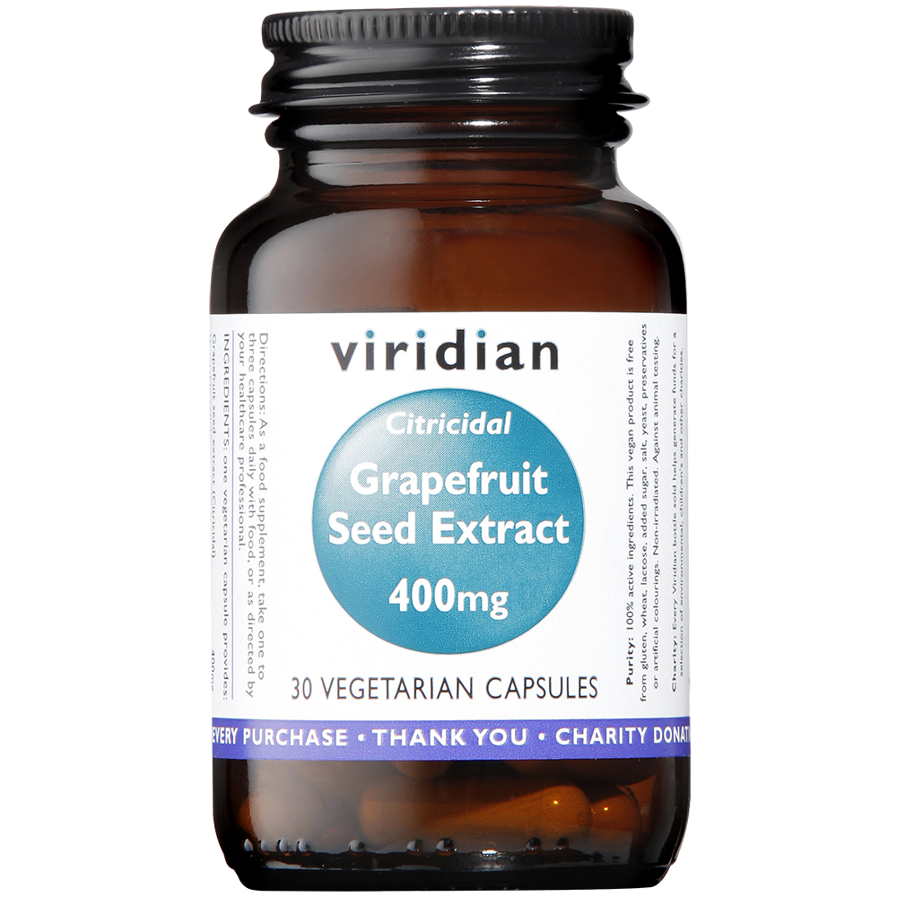 Viridian Grapefruit Seed Extract 400mg Veg Caps 30 size #395 Up To 30% Off