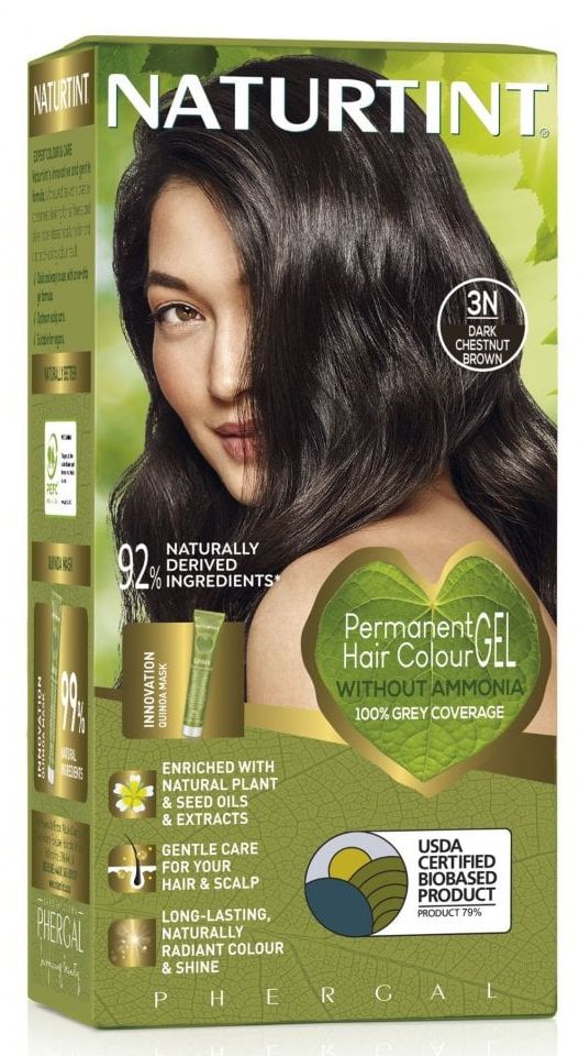 Naturtint Permanent Hair Colourant 3N - Dark Chestnut Brown - £7.99 when you bulk buy!