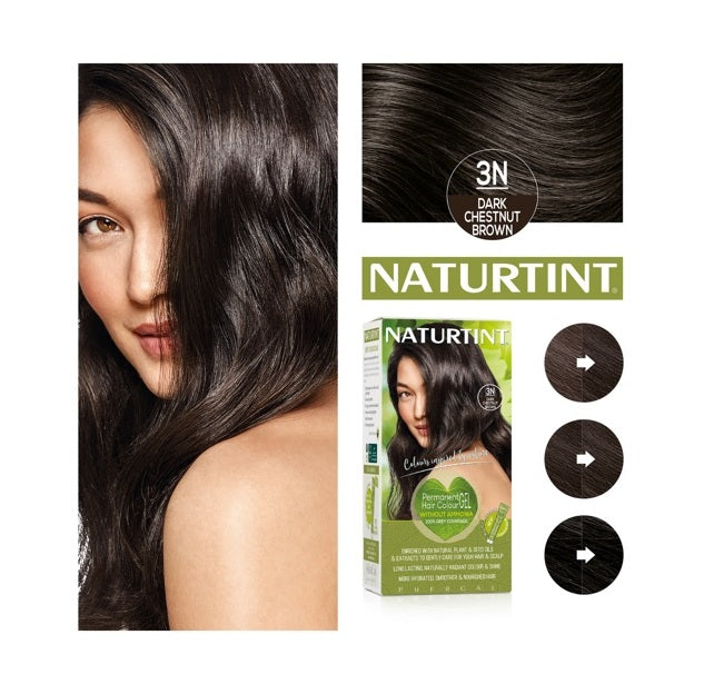 Naturtint Permanent Hair Colourant 3N - Dark Chestnut Brown - £7.99 when you bulk buy!