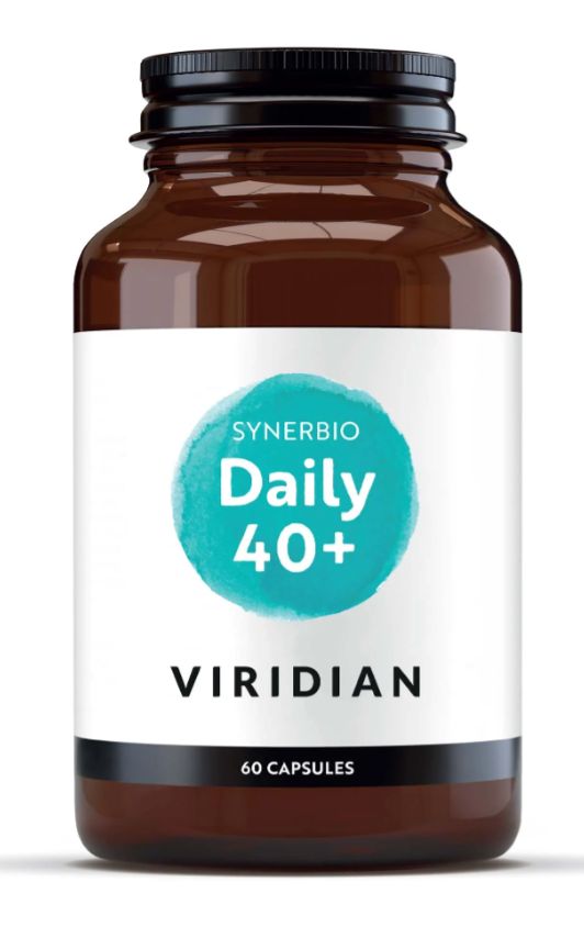 Viridian Synerbio Daily 40+ Veg Caps 60 size #462 Up To 30% Off