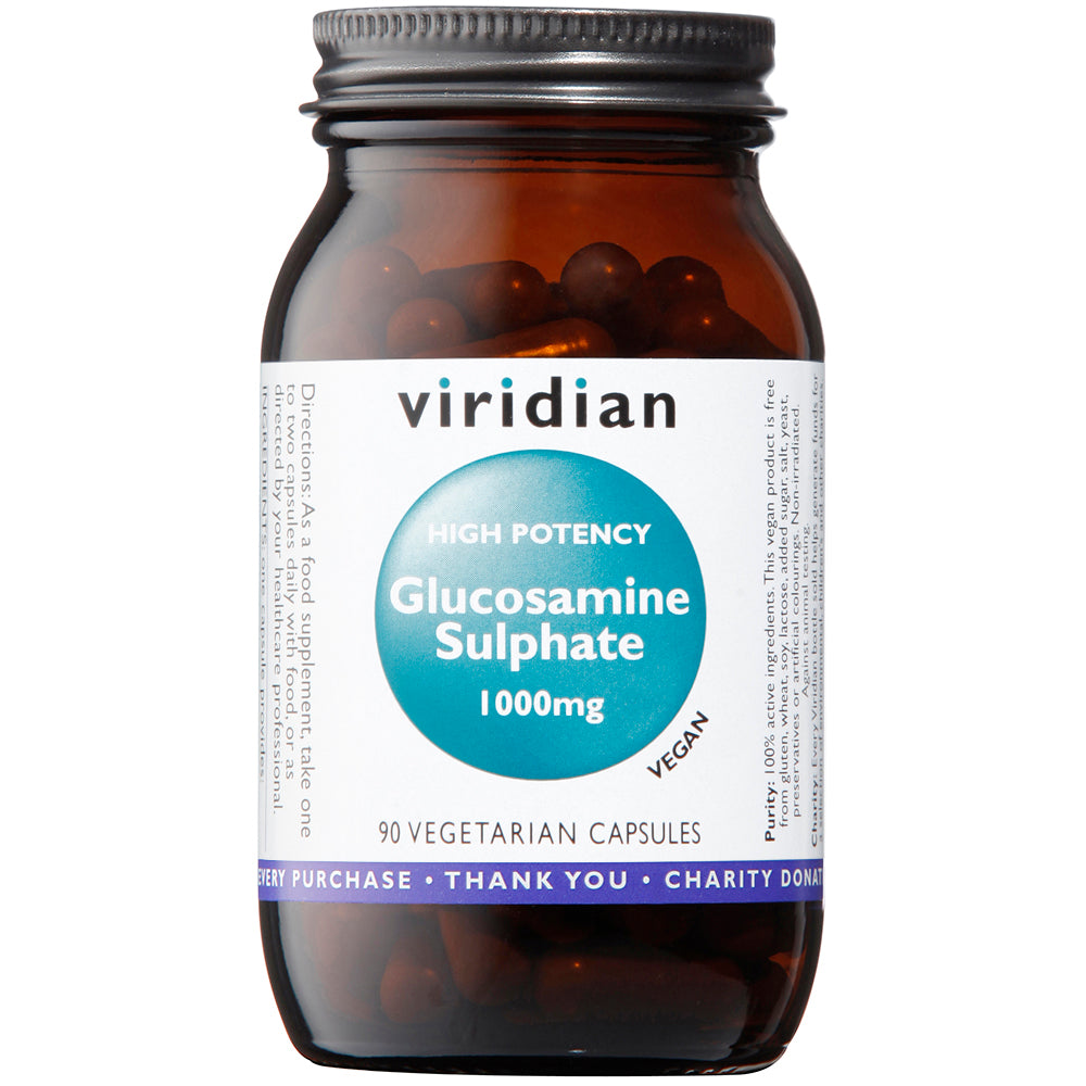 Viridian Glucosamine 1000mg (High Potency) Veg Caps 90 size #405 Up TO 30% Off