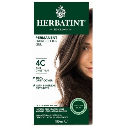 Herbatint Permanent Hair Colour 4C Ash Chestnut - £7.91 when you bulk buy!