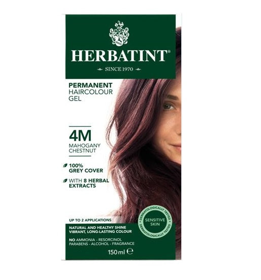 Herbatint Permanent Hair Colour 4M Mahogany Chestnut - £7.91 when you bulk buy!