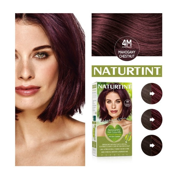 Naturtint Permanent Hair Colourant 4M - Mahogany Chestnut - £7.99 when you bulk buy!