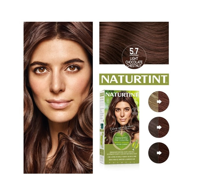 Naturtint Permanent Hair Colourant 5.7 Light Chocolate Chestnut - £7.99 when you bulk buy!