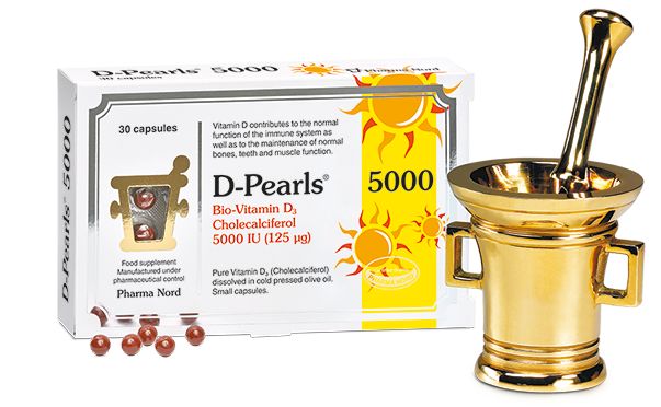 Pharma Nord D-Pearls 5000iu 125mcg 30 capsules