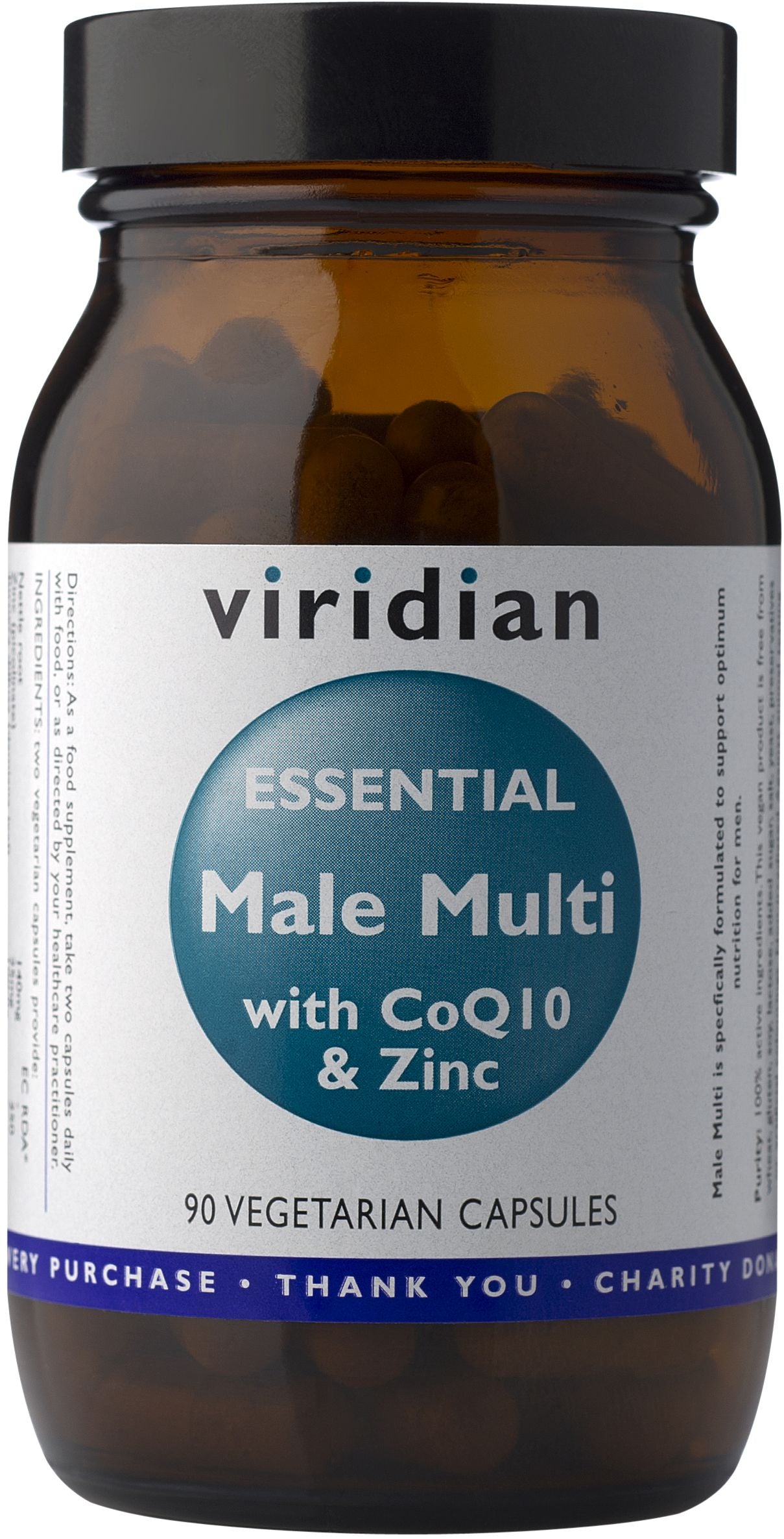 Viridian Essential Man Multivitamin Veg Caps 60 size #007 Up To 30% Off