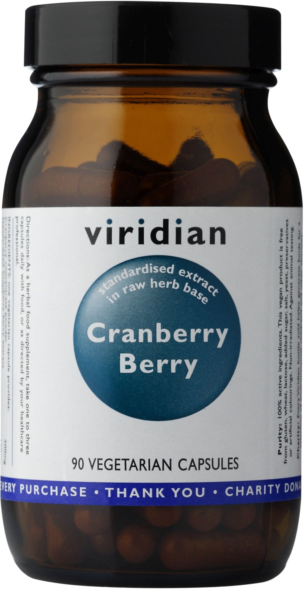 Viridian Cranberry Extract Veg Caps 90 size #807 Up To 30% Off