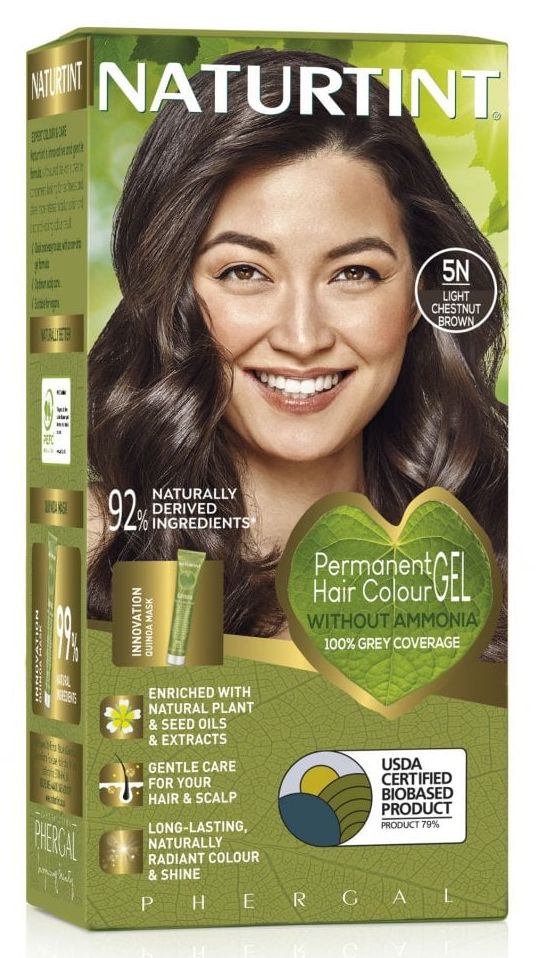Naturtint Permanent Hair Colourant 5N - Light Chestnut Brown - £7.99 when you bulk buy!