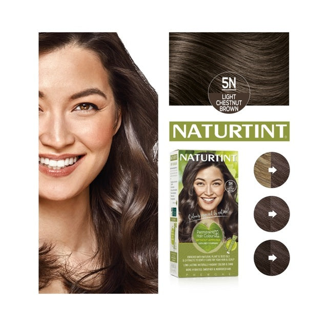 Naturtint Permanent Hair Colourant 5N - Light Chestnut Brown - £7.99 when you bulk buy!