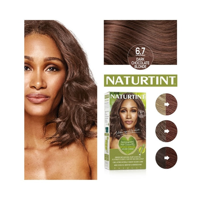 Naturtint Permanent Hair Colourant 6.7 Dark Chocolate Blonde - £7.99 when you bulk buy!