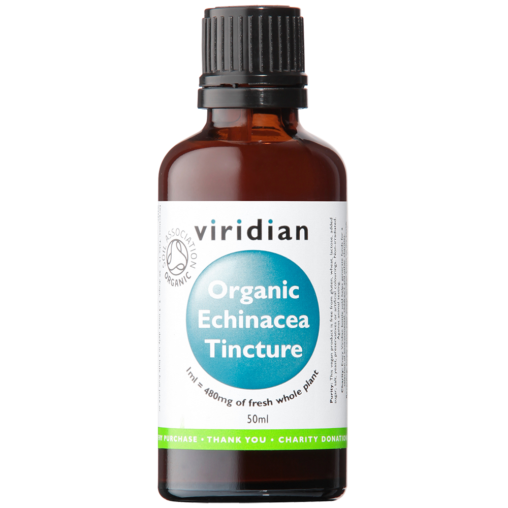 Viridian Echinacea Tincture (Organic) 50ml size #600 Up To 30% Off