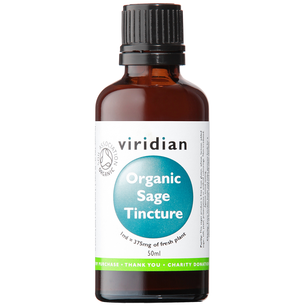 Viridian Sage Tincture (Organic) 50ml size #614 Up To 30% Off