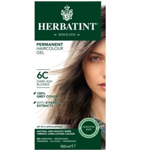 Herbatint Permanent Hair Colour 6C Dark Ash Blonde - £7.91 when you bulk buy!
