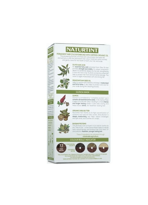 Naturtint Permanent Hair Colourant Illusion Teide Brown I-7.7 - £7.99 when you bulk buy!