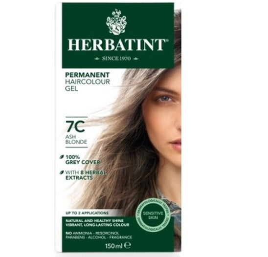Herbatint Permanent Hair Colour 7C Ash Blonde - £7.91 when you bulk buy!