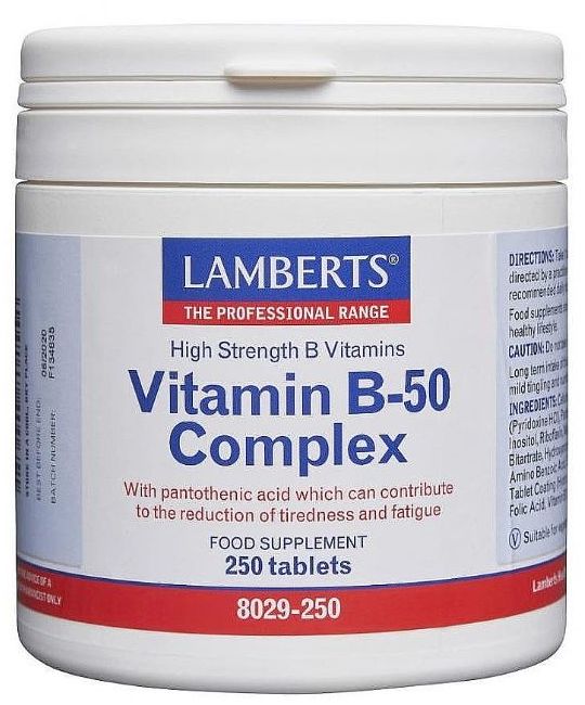 Lamberts Vitamin B-50 Complex ( 120 Tablets ) # 8029