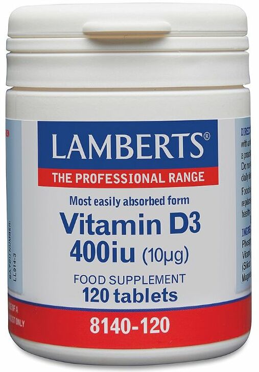 Lamberts Vitamin D3 400iu (10mcg) 120 Tablets # 8140