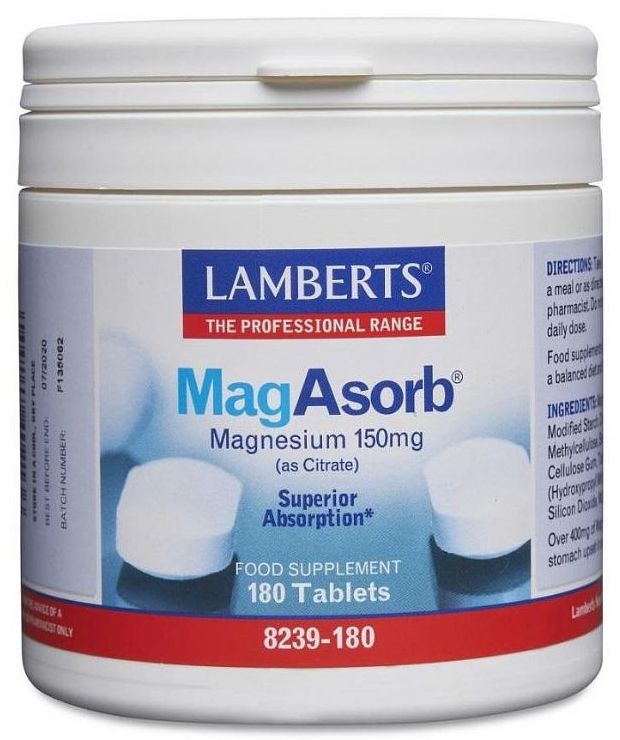 Lamberts MagAsorb (180 tablets) # 8239