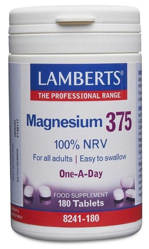 Lamberts Magnesium 375 180 Tabs #8241