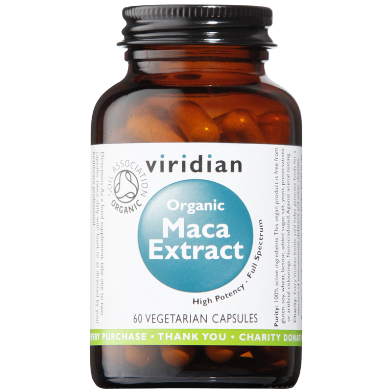 Viridian Organic Maca Extract Veg Caps 60 size #838 Up To 30% Off