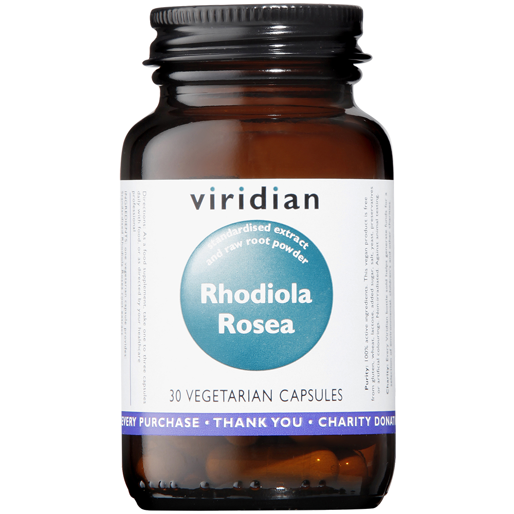 Viridian Rhodiola Rosea Extract Veg Caps 30 size #845 Up To 30% Off