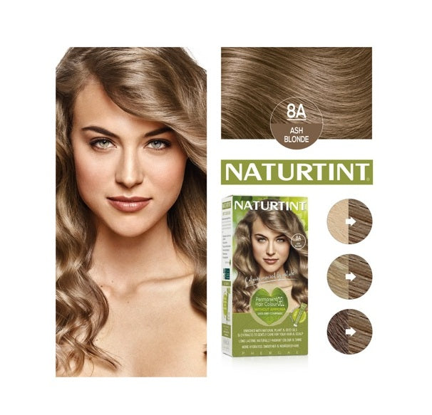 Naturtint Permanent Hair Colourant 8A - Ash Blonde - £7.99 when you bulk buy!