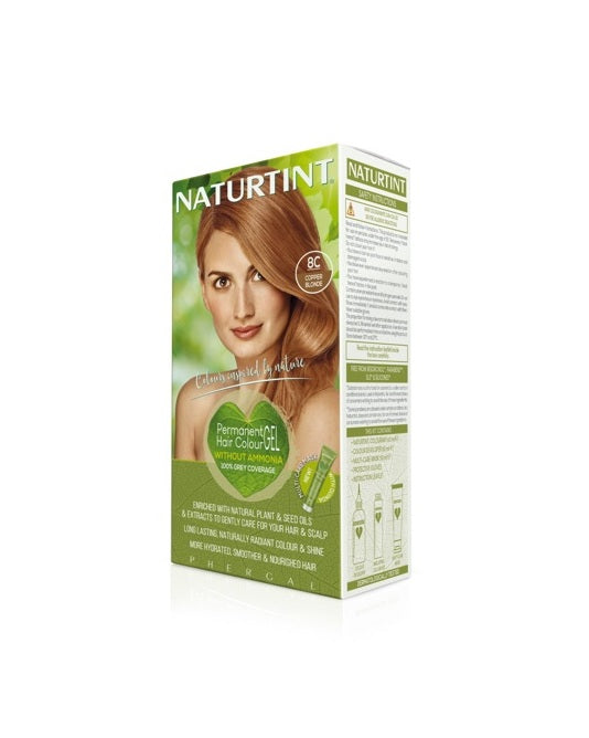 Naturtint Permanent Hair Colourant 8C - Copper Blonde - £7.99 when you bulk buy!