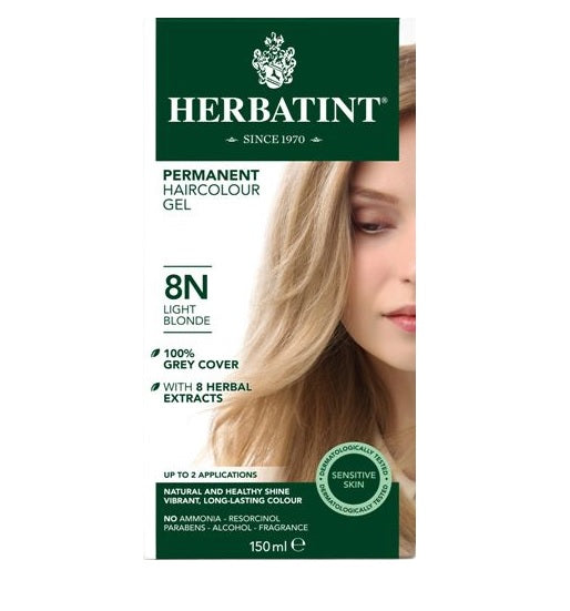 Herbatint Permanent Hair Colour 8N Light Blonde - £7.91 when you bulk buy!