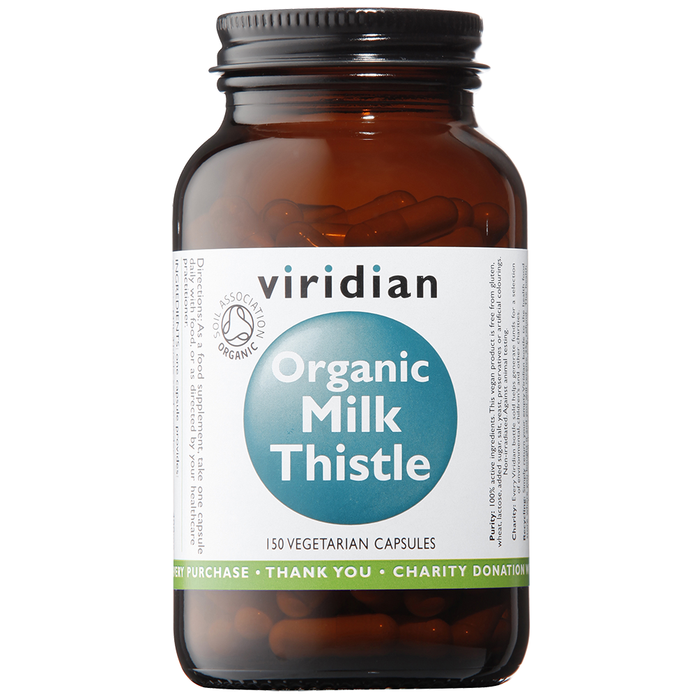 Viridian Milk Thistle Organic Veg Caps 150 size #959 Up To 30% Off