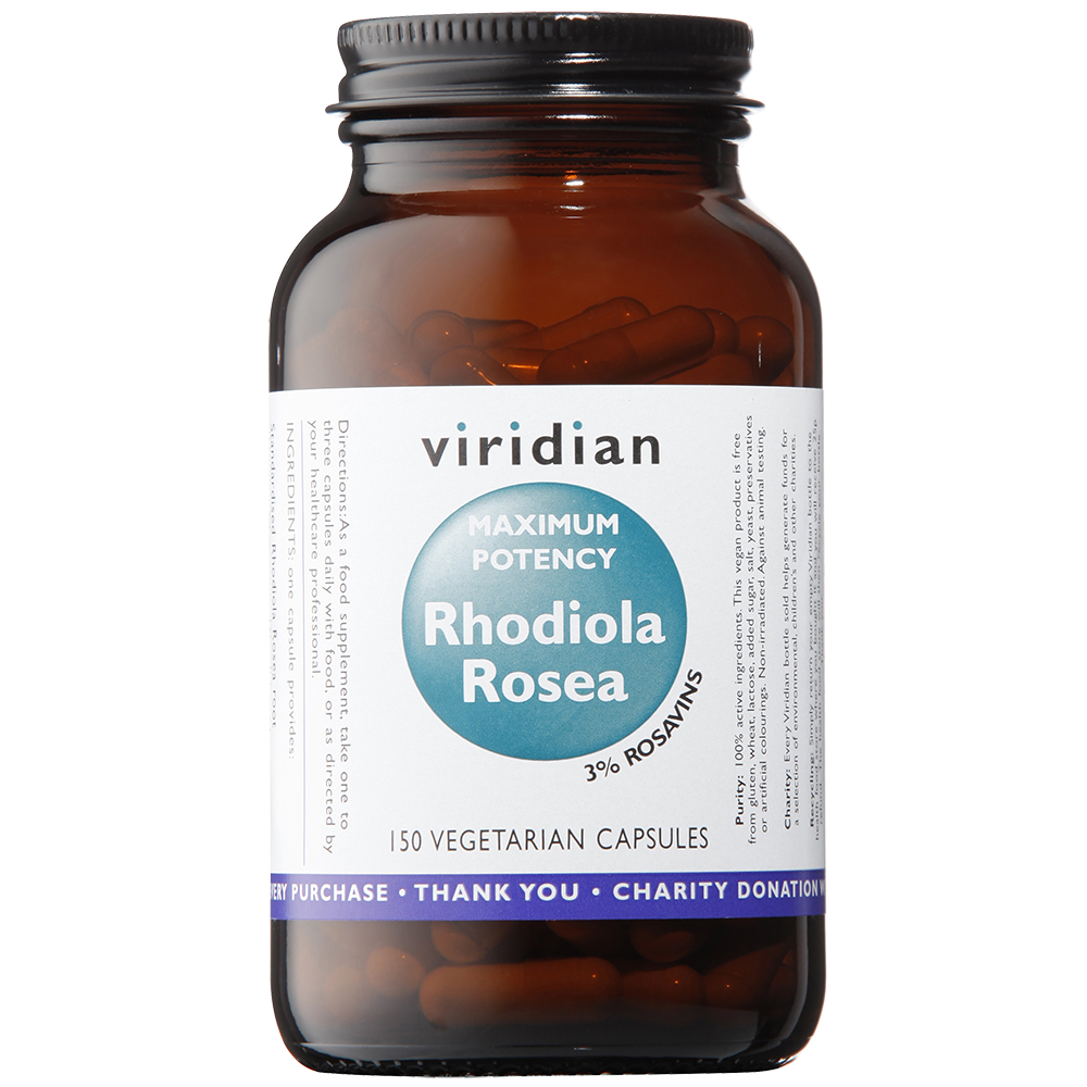 Viridian Rhodiola Rosea Extract (High Potency) Veg Caps 150 size #988 Up To 30% Off