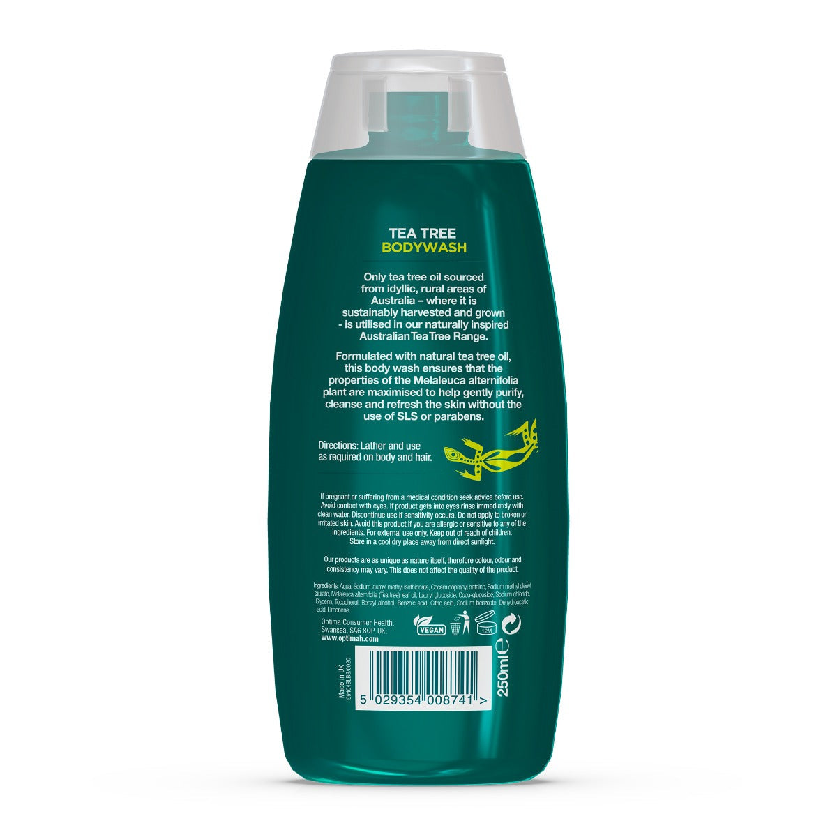 Australian Tea Tree Purifying tea tree Stimulating Body Wash 250ml