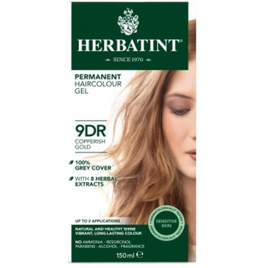 Herbatint Permanent Hair Colour 9DR Copperish Gold