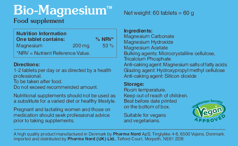 Pharma Nord Bio-Magnesium 200mg 60 tabs